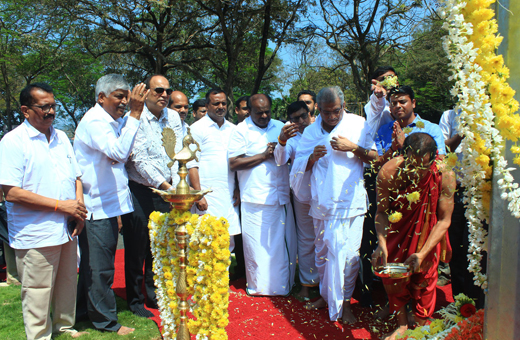 Kumaraswamy at dharmasthala